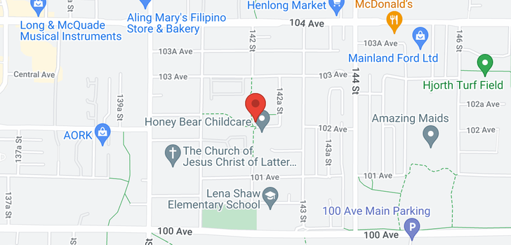 map of 14209 102 AVENUE